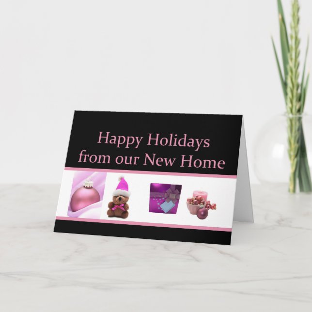Cartes Pour Fêtes Annuelles Happy Holidays (Devant)