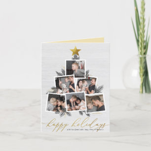 Cartes Pour Fêtes Annuelles Happy Holidays Country Christmas Tree Collage