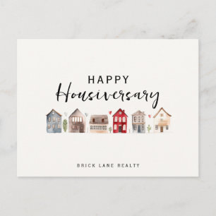 Cartes Pour Fêtes Annuelles Happy House Anniversaire Maisons Maisons Immobilie