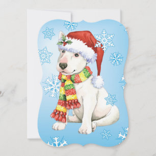 Cartes Pour Fêtes Annuelles Happy Howlidays Bull Terrier