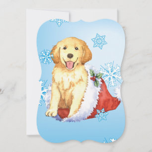Cartes Pour Fêtes Annuelles Happy Howlidays Golden Retriever