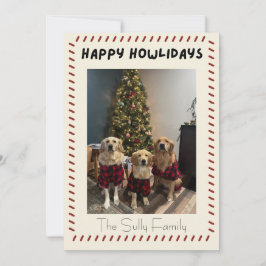 Cartes Pour Fêtes Annuelles Happy Howlidays Photo Card