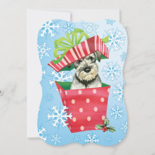 Cartes Pour Fêtes Annuelles Happy Howlidays Standard Schnauzer