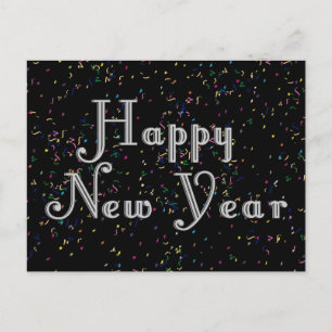 Cartes Pour Fêtes Annuelles Happy New Year Text Design