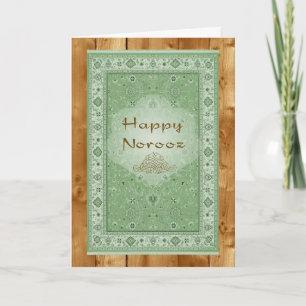 Cartes Pour Fêtes Annuelles Happy Norooz, Persian Rug