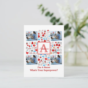 Cartes Pour Fêtes Annuelles Happy Nurses Day 4 photo collage croix monogramme