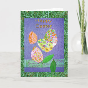 Cartes Pour Fêtes Annuelles Happy Pâques Collage