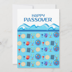 Cartes Pour Fêtes Annuelles Happy Passover Spring Sesach Seder
