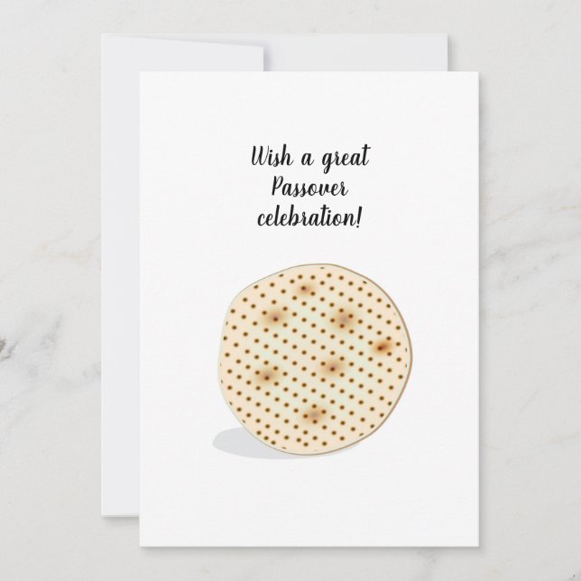 Cartes Pour Fêtes Annuelles Happy Passover Spring Sesach Seder (Devant)