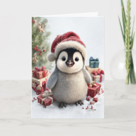 Cartes Pour Fêtes Annuelles Happy Penquin Christmas