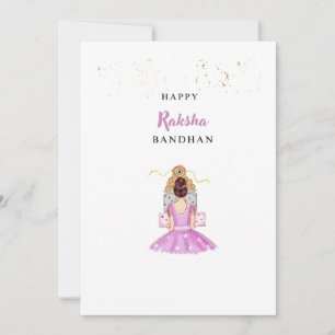 Cartes Pour Fêtes Annuelles happy rakhi, rakshabandhan, festival indien,