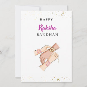 Cartes Pour Fêtes Annuelles happy rakhi, rakshabandhan, festival indien,