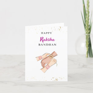 Cartes Pour Fêtes Annuelles happy rakhi, rakshabandhan, festival indien,