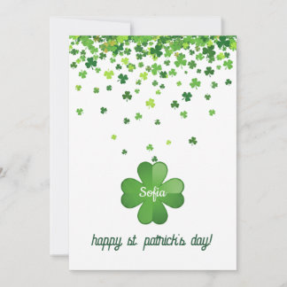 Cartes Pour Fêtes Annuelles Happy St. Patrick’s Day – Classic Irish Celebratio
