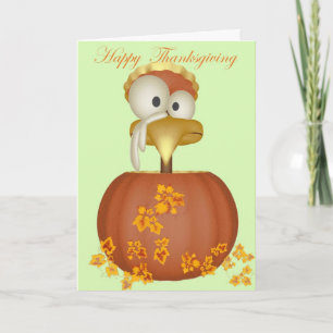 Cartes Pour Fêtes Annuelles Happy Thanksgiving