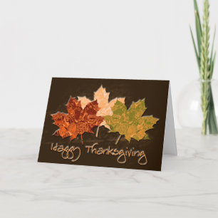 Cartes Pour Fêtes Annuelles Happy Thanksgiving