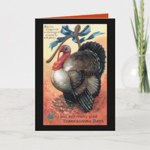 Cartes Pour Fêtes Annuelles Happy Thanksgiving
