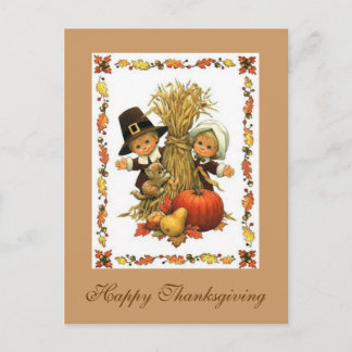 Cartes Pour Fêtes Annuelles Happy Thanksgiving