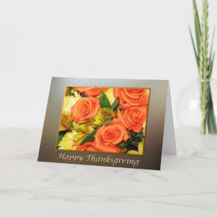 Cartes Pour Fêtes Annuelles Happy Thanksgiving