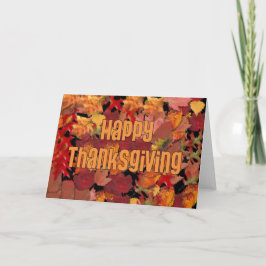 Cartes Pour Fêtes Annuelles Happy Thanksgiving