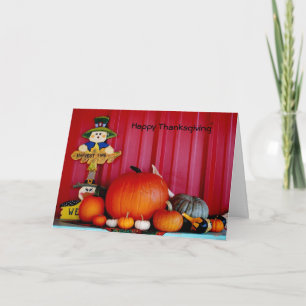 Cartes Pour Fêtes Annuelles Happy Thanksgiving