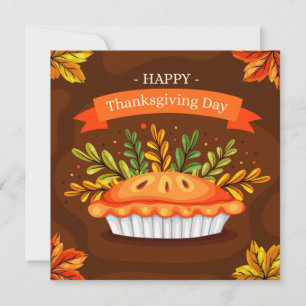 Cartes Pour Fêtes Annuelles Happy Thanksgiving