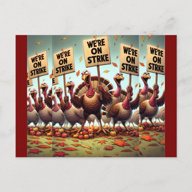 Cartes Pour Fêtes Annuelles Happy Thanksgiving (Devant)