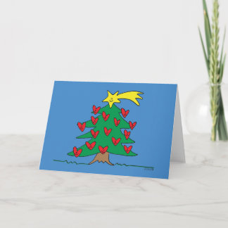 Cartes Pour Fêtes Annuelles Happy Tree (vide à l'intérieur)