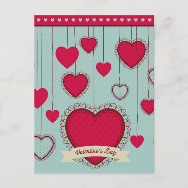 Cartes Pour Fêtes Annuelles happy valentines (Devant)