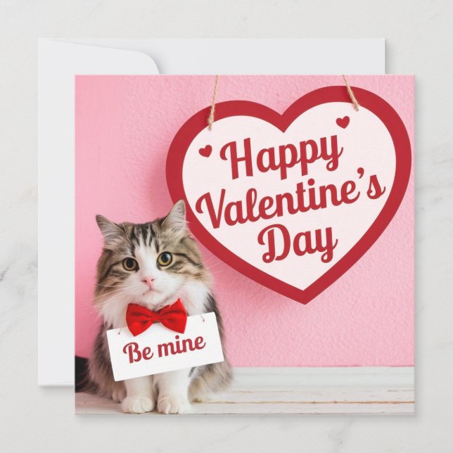 Cartes Pour Fêtes Annuelles Happy Valentine's day - Be mine (Devant)
