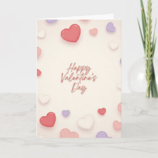 Cartes Pour Fêtes Annuelles Happy Valentine's Day Card