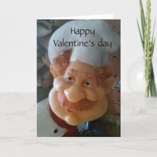 CARTES POUR FÊTES ANNUELLES HAPPY "VALENTINE'S DAY" TO MY "FAVORITE CHEF"