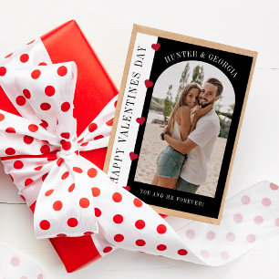 Cartes Pour Fêtes Annuelles Happy Valentines jour moderne design romantique ph
