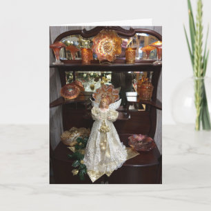 Cartes Pour Fêtes Annuelles Har-Ber Village angel Greeting Card