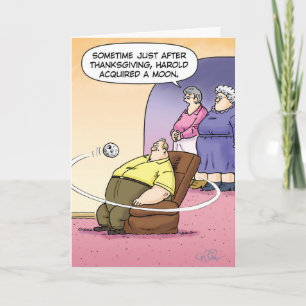 Cartes Pour Fêtes Annuelles Harold's Moon Happy Holiday Funny Card