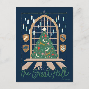 Cartes Pour Fêtes Annuelles Harry Potter Deck the Great Hall