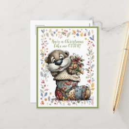 Cartes Pour Fêtes Annuelles Have A Christmas Like No OTTER!