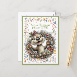 Cartes Pour Fêtes Annuelles Have A Christmas Like No OTTER!
