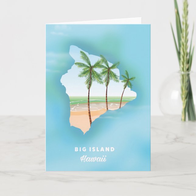 Cartes Pour Fêtes Annuelles Hawaii Big Island (Devant)