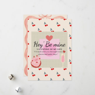 Cartes Pour Fêtes Annuelles Hé" Sois Ma Saint-Valentin 