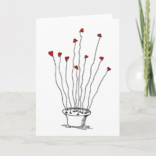 Cartes Pour Fêtes Annuelles Heart Daisys
