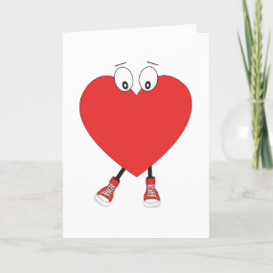 Cartes Pour Fêtes Annuelles Heart Shape