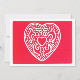 Cartes Pour Fêtes Annuelles Heart Valentine