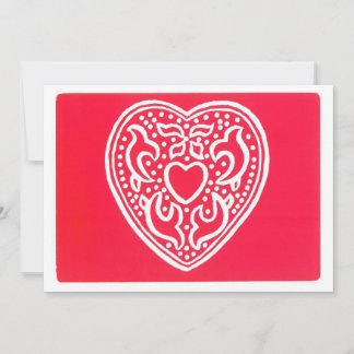 Cartes Pour Fêtes Annuelles Heart Valentine