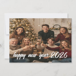 Cartes Pour Fêtes Annuelles Heartfelt New Year Family Card