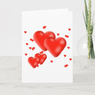 Cartes Pour Fêtes Annuelles hearts