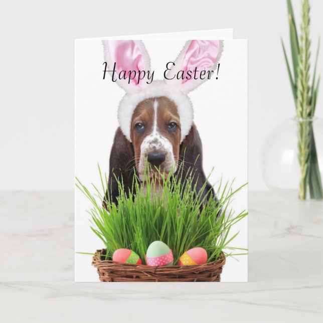 Cartes Pour Fêtes Annuelles Hébergement de Pâques (Devant)