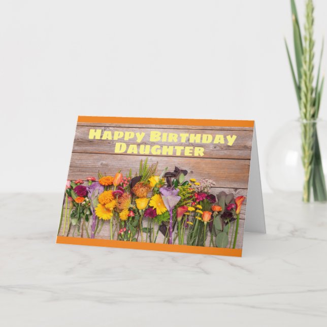 CARTES POUR FÊTES ANNUELLES HEUREUSE * ANNIVERSAIRE* FIÈRE DE "VOUS" (Devant)