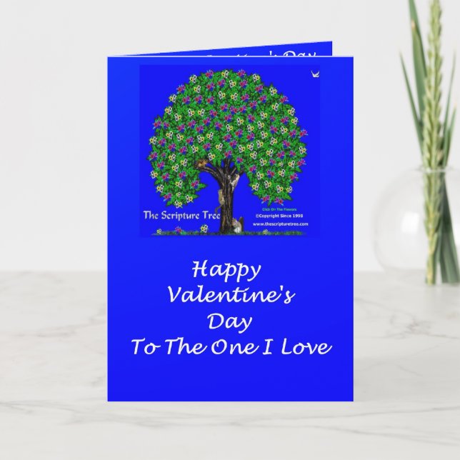 Cartes Pour Fêtes Annuelles Heureuse Sainte-Valentin à l'un amour d'I (Devant)