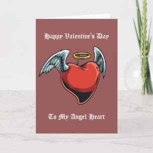 Cartes Pour Fêtes Annuelles Heureuse Sainte-Valentin à mon coeur angélique
